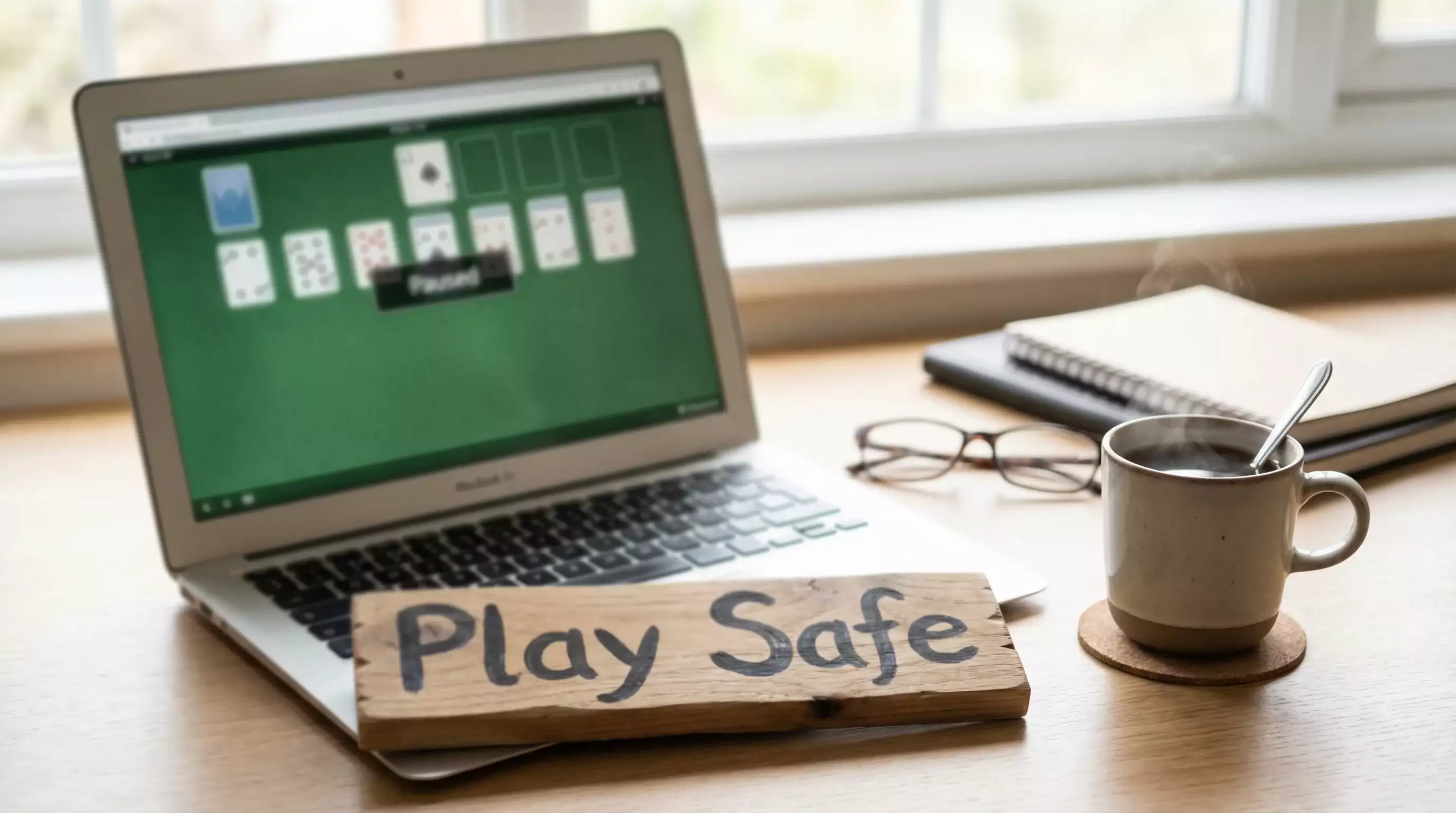 Protective shield icon over a casino scene symbolizing responsible gaming safety tools