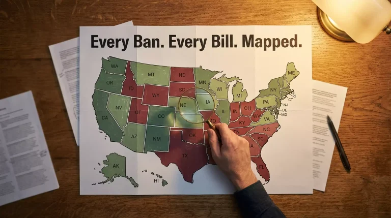 Sweepstakes casino legal states map across the United States 2026