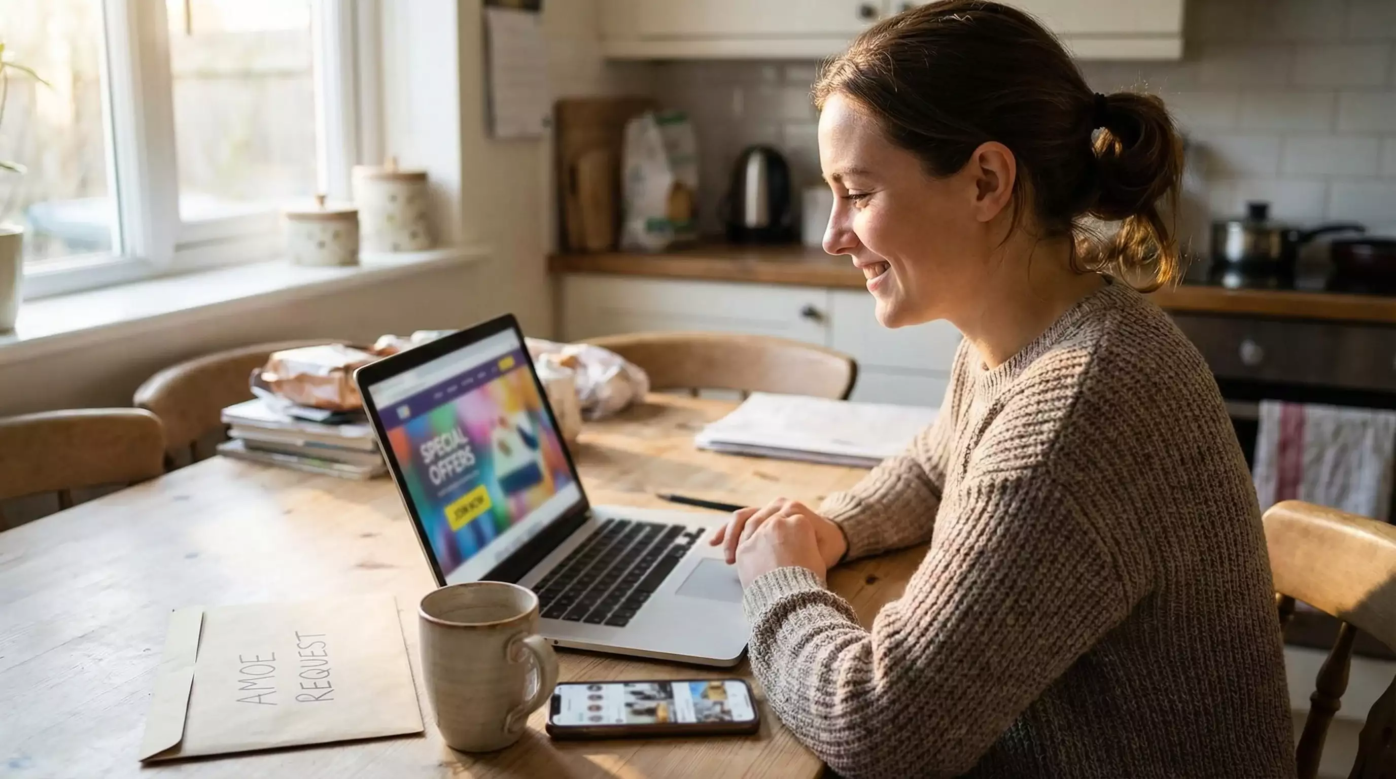 Ways to get free sweeps coins without paying — person browsing sweepstakes promotions on a laptop